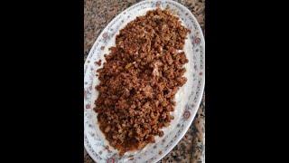 HOW TO MAKE HOMEMADE ALI NAZIK KEBAB WITH MINCED MEAT