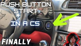 C5 CORVETTE PUSH BUTTON START.  OPEN BOX. INSTALL. AND THOUGHTS.