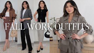 HOW TO ELEVATE YOUR FALL WORK WEAR 