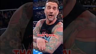 CM Punk has something he'd like to show you, The Rock... 