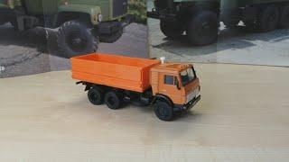 Обзор модели Камаз-55102 , масштаб 1:43, "Элекон".