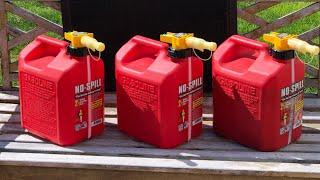 No-Spill plastic gas can review- The BEST!!!