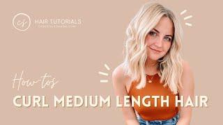 How to do Loose Curls for Medium Length Hair (Easy & Quick!)