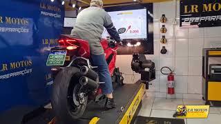 LR Motos - Apresenta Passagem no Dinamômetro e Teste de Potência da Moto Ducati 959 Panigale