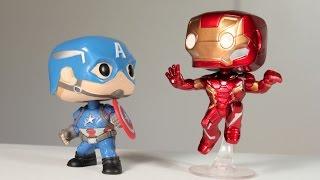 CAPTAIN AMERICA & IRON MAN Funko Pop 2 Pack MARVEL COLLECTOR CORPS exclusive review