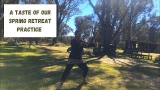 Spring Retreat Qi Gong with a Sprinkle of Yoga #qigong #springqigong #gentlemovement