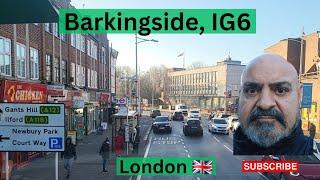 Bus Journey along Barkingside High Street, Redbridge 