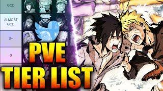 I found AMAZING PVE Tier List  (Naruto Ultimate Ninja Blazing)