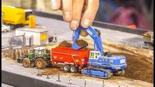 INCREDIBLE Micro Scale Trucks! Excavators! 1/87 H0 scale!