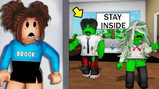 Surviving The ZOMBIE APOCALYPSE In Roblox Brookhaven!!