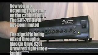 Ampeg SVT-7PRO Demo 2/2