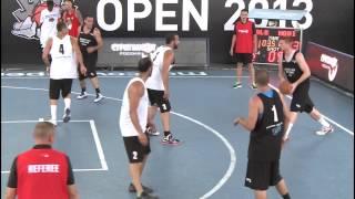 Moscow Open 2013 1/4. El Palo Team (Spain) vs Basket 3x3 Novi Sad (Serbia).