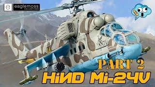 1/24 Eaglemoss Russia Mil MI-24 Hind attack helicopter build part 2 stages 5-8