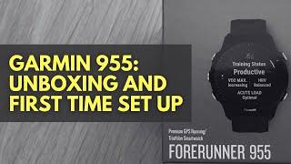 Garmin Forerunner 955: Unboxing and Quick First Time Setup