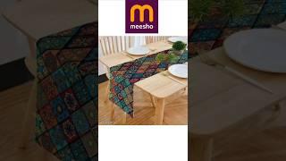 Meesho Best Table Runner | latest Meesho Home Decor Finds |  #meesho #shorts #tablerunner