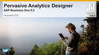 Pervasive Analytics Designer