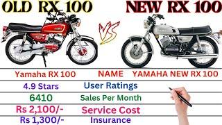 Comparison: Old Yamaha RX 100 Bike Vs New Yamaha RX 100 | Price, Mileage, Service, Insurance & Looks