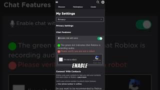 Tut On How Too Get Voice Chat On Roblox  #robloxvoicechat #voicechat #tutorial #howtorobloxvc