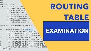 Routing Table Examination