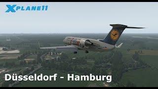 X Plane 11 | Düsseldorf (EDDL) nach Hamburg (EDDH) | X-Life Deluxe Europa Tour