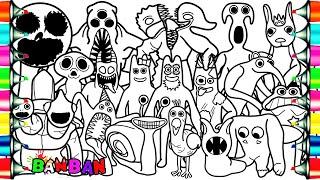 Garten Of Banban 7 Coloring Pages / How to Color All New Monsters / NCS Music