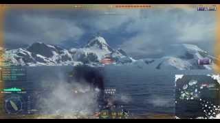 World of Warships Nagato one shot one kill by Montana