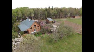 Northern Maine Log Home w/ 111 Acres For Sale - Northern Maine Real Estate- Greg Miller Broker