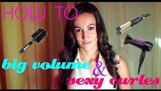 Делаем объём у корней и крупные локоны | Korneva Maria