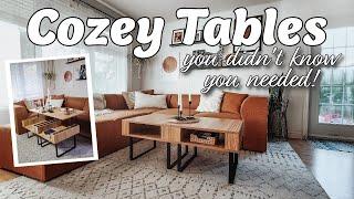 Cozey Craftsmanship: Unboxing, Assembling, and Showcasing the Stella & Solis Tables