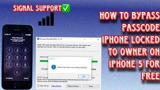 Bypass passcode on iPhone 5/5c and older devices with broque ramdisk pro support signal on windows