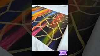 Abstract painting on canvas.#shorts #abstract #art