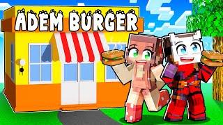 SEVGİLİM İLE BURGER DÜKKANI AÇTIK! - Minecraft