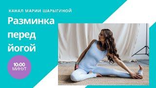 Разминка перед йогой. Мария Шарыгина, Yoga Tonus