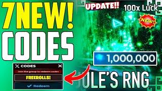 NEW UPDATE! CODES FOR JULES RNG IN MARCH 2025 - ROBLOX JULES RNG CODES - RNG CODE