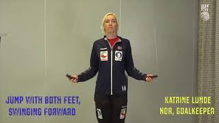 Jump rope exercise with Katrine Lunde | IHF Youngsters Training Diary | IHF Education Centre