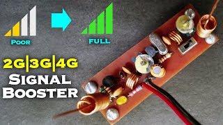 Make Your Own Cell Phone Signal Booster for 2G-3G-4G Network