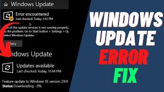 Windows update problem FIX | How do I fix Windows Update Troubleshooting 2021? [Update Windows 11] !