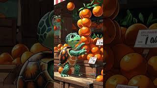  Shelly the Turtle Explores a Farmer’s Market!  #turtle #funny #ia