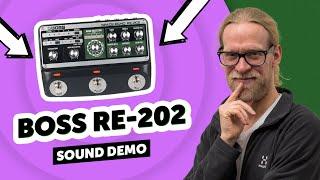 Boss RE-202 Space Echo - Sound Demo