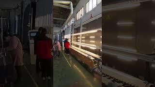 High Efficient Insulating Glass Production Line, Double Glaze With Argon Gas Filling, Sealing Robot