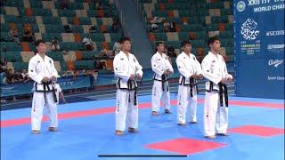 Male Team Pattern Semifinal ( DPRK vs Kazakhstan) ITF TAEKWON-DO WORLD CHAMPIONSHIPS.ASTANA 2023