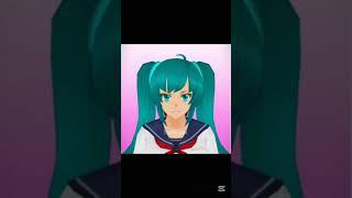 Saki miyu glow up:#trending #yanderesimulator #edits #shorts