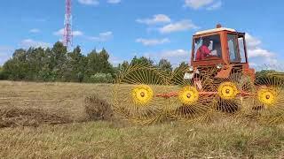 Усиленные грабли ворошилки 4 колес