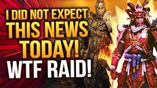 I Did NOT Expect This News Today! WTF! Raid Shadow Legends