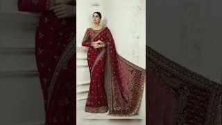 New wedding saree collections 2023// New wedding saree designs// #shorts #saree #weddingsarees