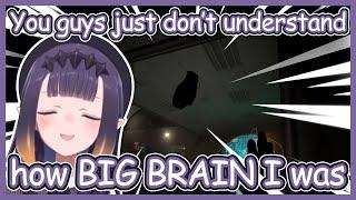 Ina's 300 IQ BIG BRAIN grenade throw【Black Mesa/Hololive EN】