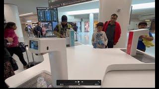 SFO Auto Water Dispenser after TSA Checkout Line - April 2024