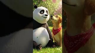 This Golden Retriever and Panda Friendship Will Make You Cry!