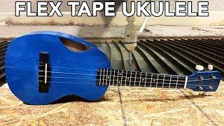 Ukulele Cut In Half with a 60,000 PSI Waterjet