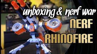 Unboxing NERF N-Strike Elite RHINO-FIRE Blaster - #NerfHouseChallenge PRIZE!! Let's have a NERF WAR